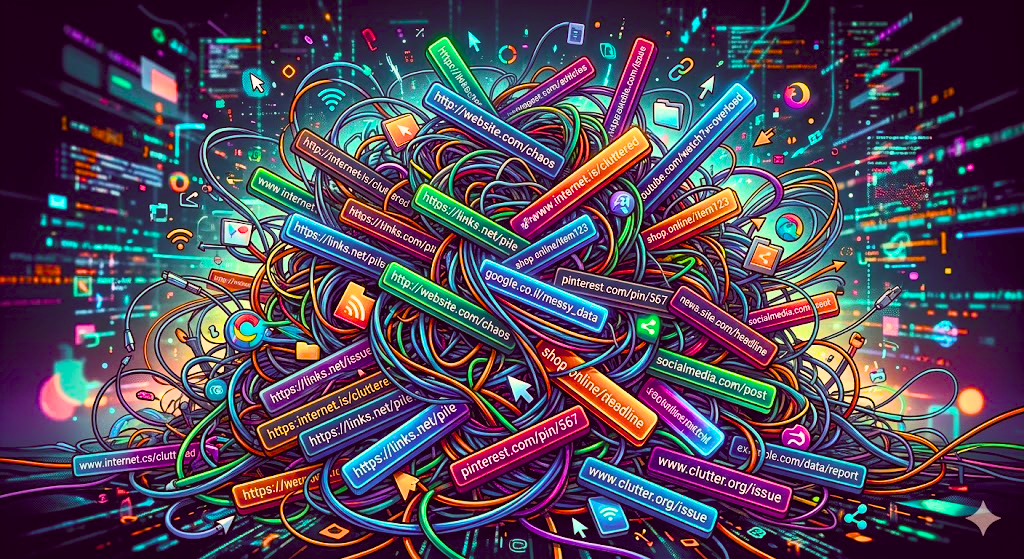Organized desk illustration